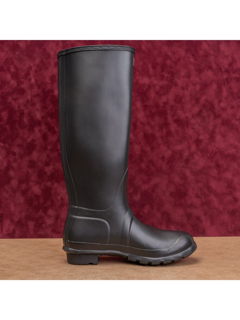 Hunter Wmn Original Tall Black Festival Wellies Rubber Rain Boots 8US EUR39 - Picture 9 of 9